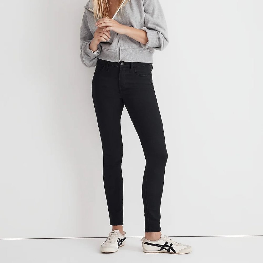 Madewell Petite 9" Mid-Rise Roadtripper Skinny Jeans in Bennett Wash Size 27P